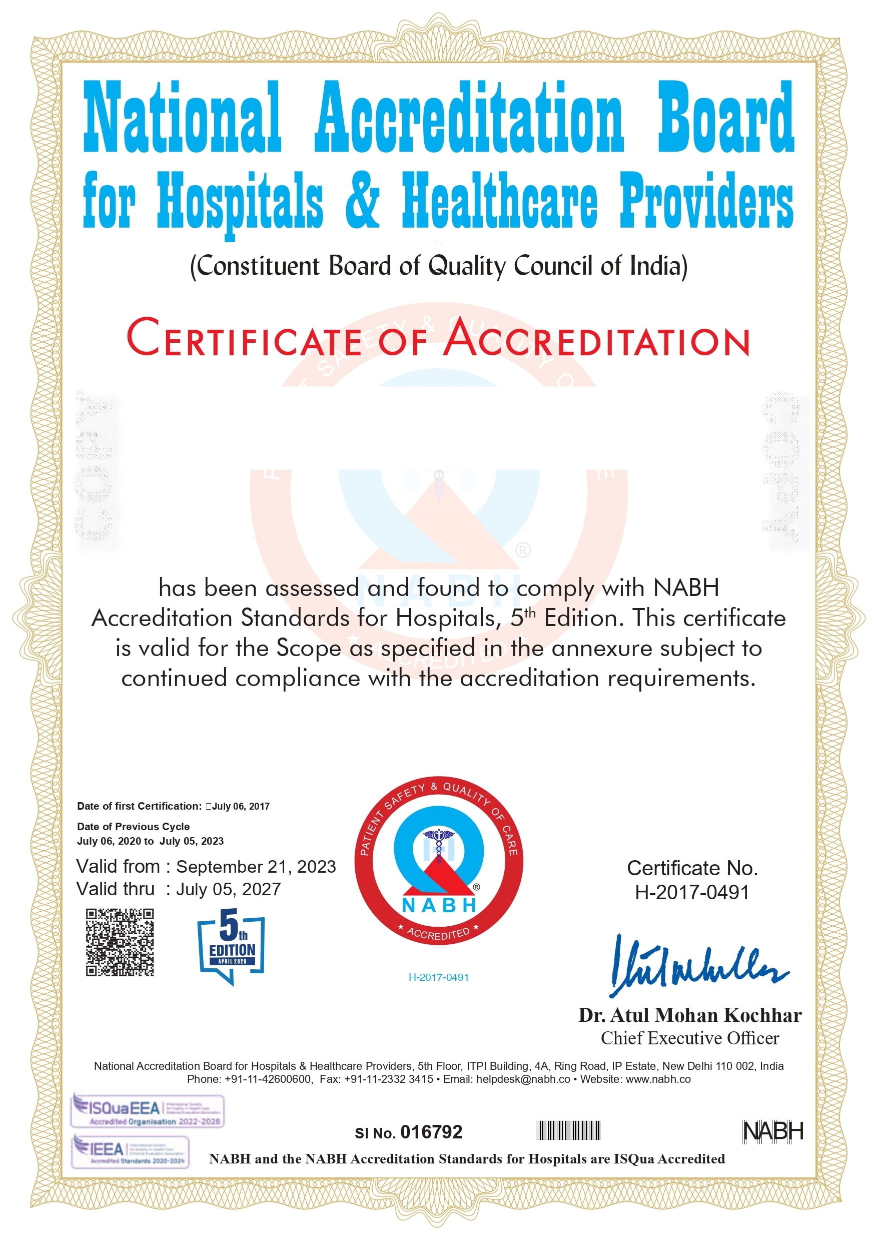 NABH Accredited Healthcare